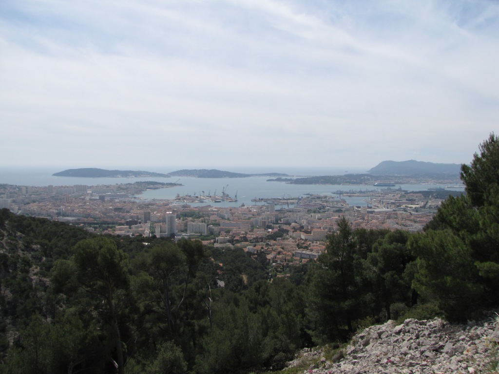 Rade de Toulon vue du Mont Faron
